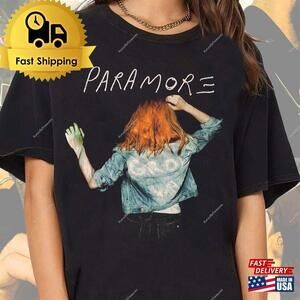 Paramore T-Shirt Grow Up Black Hayley Williams Shirt Classic Unisex